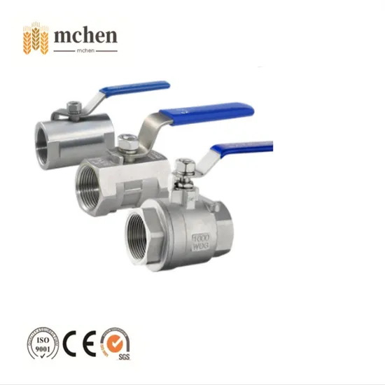 11/4 Inch Stainless Steel Investment Casting 1PC Top Entry 3 Piece Ball Valve 2 Inch