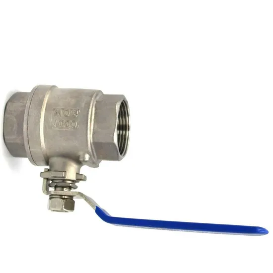 2 PC Stainless Steel Industrial Machine Hardware Ball Valve Pneumatic Gas Thread Floa Top Entry Ball Valve