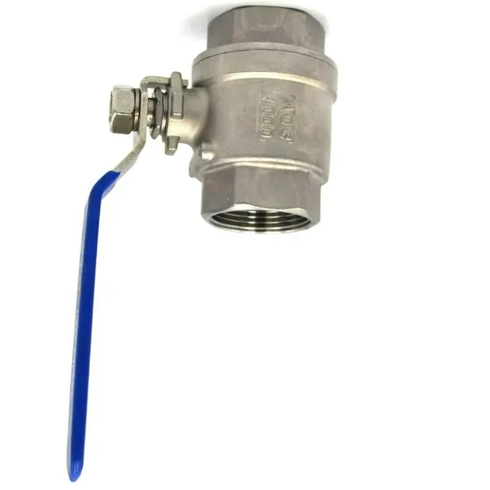 2PC Industrial/Sanitary Full Bore Threaded NPT/BSPT/Bsp Stainless Steel CF8/CF8m High Pressure 3-PC Gas Valve Ball Valve