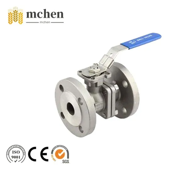 2PC Stainless Steel CF8 Gas Ball Valve Flanged Ends ANSI 150lb