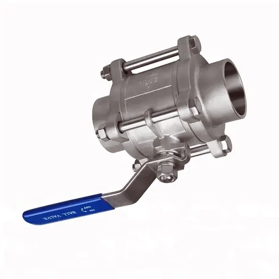 3-Piece Stainless Steel Ball Valve (CF8/CF8M) , 1/4 to 4, BSPT/Bsp/NPT Threads, for Water, Oil  Gas