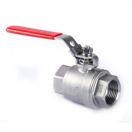 316/304 Floating Female X Male Threaded 2PC Stainless Steel Ball Valve 3PC Water Valve