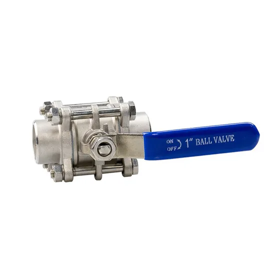 3PC DIN3202-M3 Length 2000wog Stainless Steel High Pressure Gas Industrial Machine Hardware Ball Valves