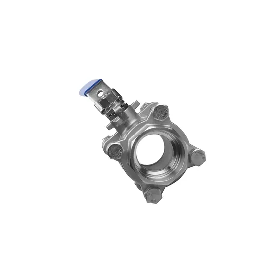 3PC Length 3 Way Ball Valve Screw Ends with Lever Operator