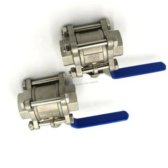 3PC Stainless Steel Ball Valve with CF8 CF8m Body