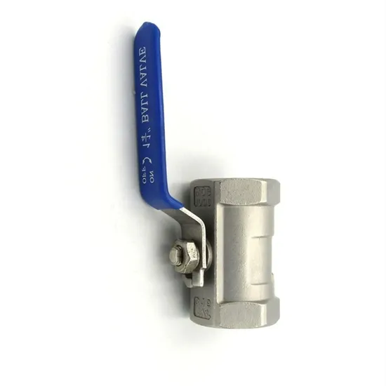 3PC Stainless Steel Female Screwed Threaded Top Entry 3-PC Gas Valve Industrial Machine Hardware Ball Valve