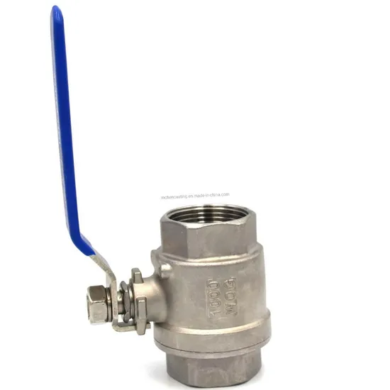 Customized 2PC Stainless Steel Threaded Full Bore 3-PC Gas Valve Industrial Machine Hardware Ball Valve