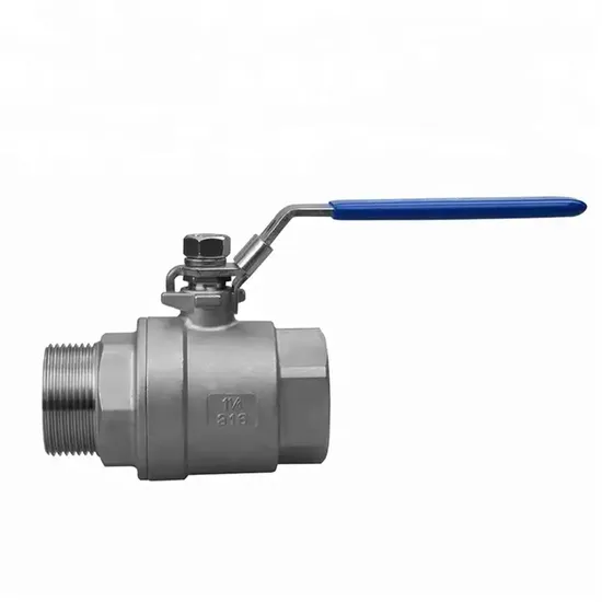 Customized 304 Economical Light Type 2PC Stainless Steel Threaded NPT Female Ball Valve 3PC Water Valve Industrial Machine Hardware Ball Valve