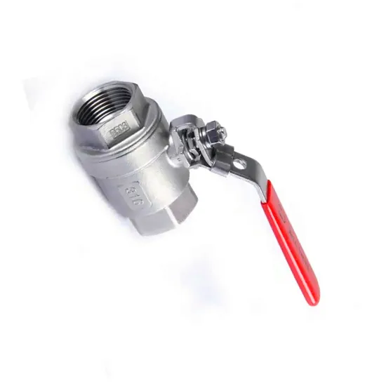 Customized Two Piece Stainless Steel 2PC Screwed 1000wog 304 Bsp Thread Ss Gas Ball Valve