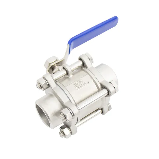SS304/316 CF8m NPT Thread Ball Valve for Oil, Stainless Steel Industrial Machine Hardware Ball Valve 3PC Water Valve