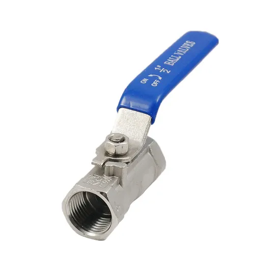 SS304/316L Manual Welded One-Piece Butterfly Valve High Pressure Ball Valve with Nut