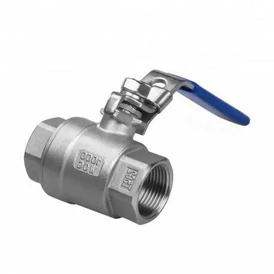 Stainless Steel 2PC Bsp NPT Female Thread Screwed Ball Valve 3PC Water Valve