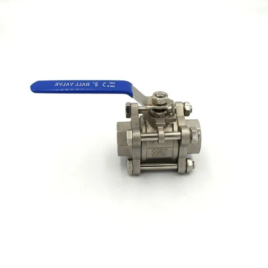Stainless Steel Flanged Industrial Machine Hardware Ball Valve 3PC Water Valve with 304 Handle for Water, Oil and Gas