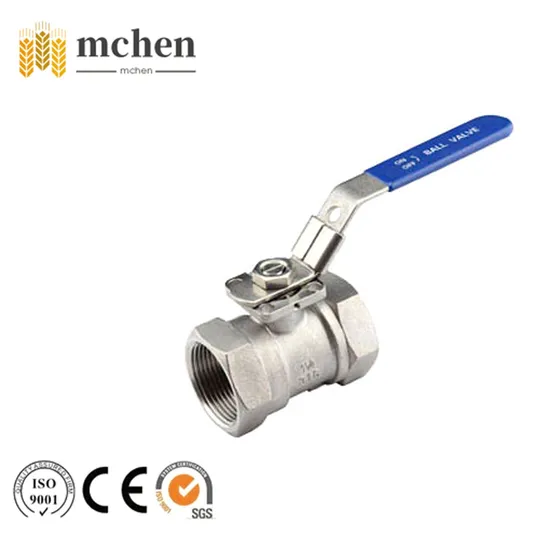 Stainless Steel Threaded Ss Control Valves High Pressure 3-PC Gas Valve Industrial Machine Hardware Ball Valve with Actuator
