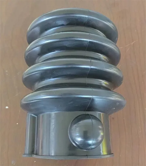 Nitrile Oil Resistant Rubber Bellow Shock Absorbing Corrugated Protective Rubber Sleeve
