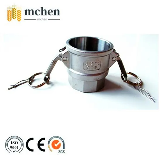 21/2 Female Hose Hydraulic Fittings Camlock Chemical Transfer Quick Coupler Type B with Self-Locking Handles