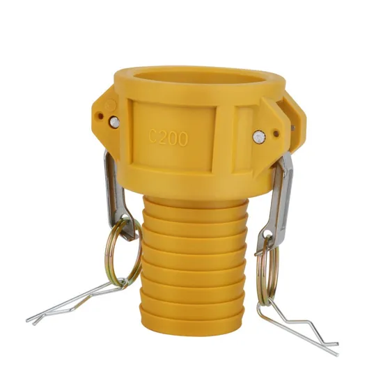 Nylon Camlock Quick Coupler with Male Adapter X Male Thread