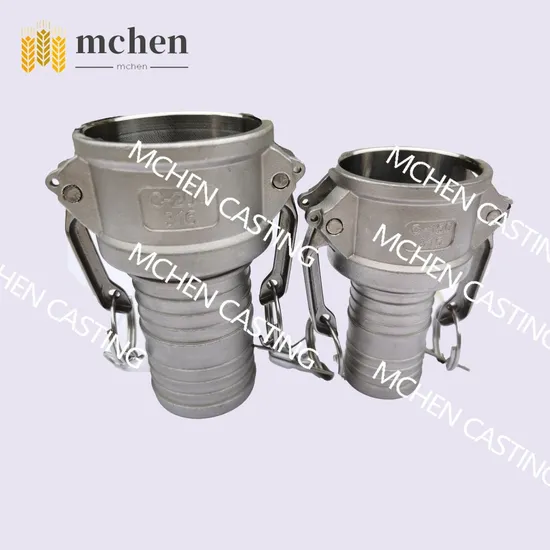 Quick Coupling Pipe Fittings Stainless Steel Camlock Coupling Camlock Quick Coupler for Oil, Petroleum, Chemical, Water, Gas
