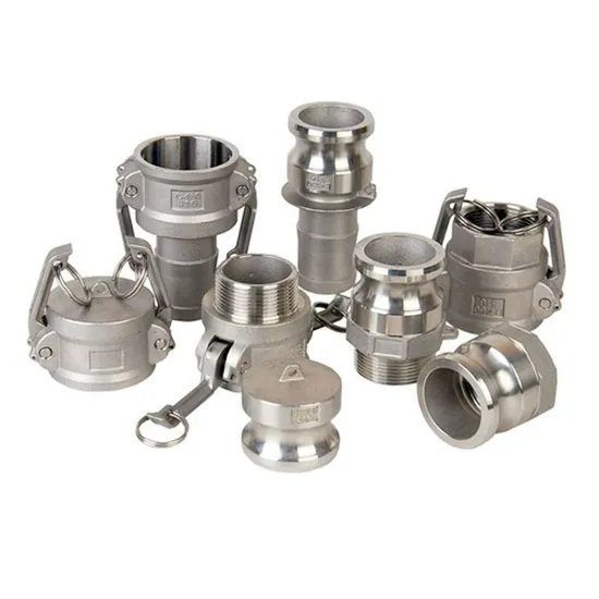 Type Ec DIN Quick Release Camlock Coupling Chemical Transfer Quick Coupler with Female Coupler X Smooth Hose Shank