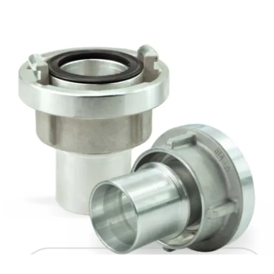 Water Quick Hose Shank Camlock Coupling Female Coupler with Hose End Aluminum with Stainless Handle Type C1 1/2