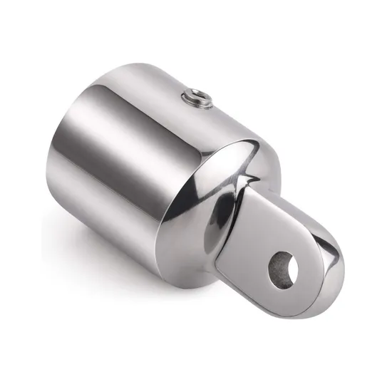 1 Inch Stainless Steel Bimini External Hardware Top Outside Eye End Caps for Boat Marine Hardware