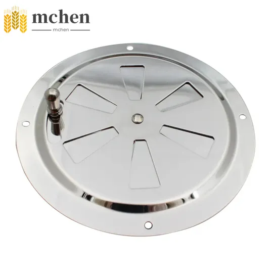 Boat 316 Stainless Steel Round Air Louvered Vent Cover Marine Air Louvered Vents