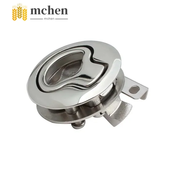 Boat Latches Stainless Steel 2, Latch Hatch Round Pull Marine Door Boat Slam Latch Lock Lift Handle Round Deck Hatch