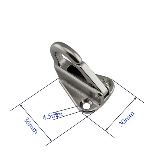 Casting Stainless Steel Coat Hook Marine 316 Clothes Hook for Cabin Fixed Hanging Clothes