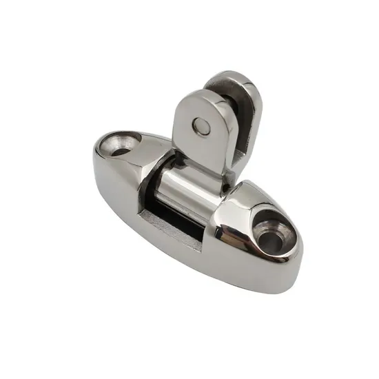 Deck Hinge Stainless Steel Boat Accessories Marine Hardware Universal Swivel Deck Hinge for Boat Rail Fitting