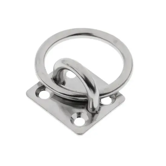 Heavy Duty Hanging Ceiling Hook Pad Eye Plate 304 Stainless Steel Wall Mount Hook