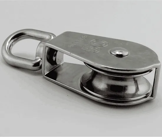 High Quality Stainless Steel Block Pulley with Single Wheel