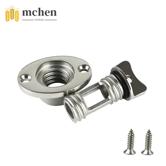 Marine Boat Deck Hardware Stainless Steel 316 Yacht Accessories Diamond Boat Gar Board Drain Plug