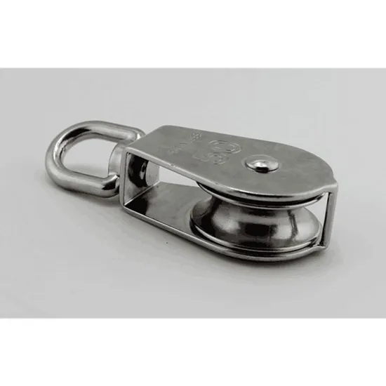 Marine Fittings Wire Stainless Single Sheave Eye Swivel Block Pulleys
