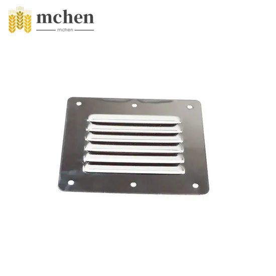 Marine Grade Stainless Steel 316 Square Air Vent Louver Vent Grille Louvered Grill Cover