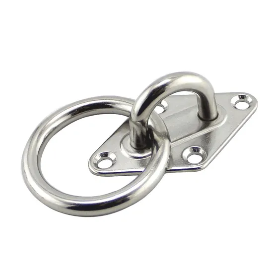 Marine Hardware Stainless Durable Boat Ring Diamond Eye Pad