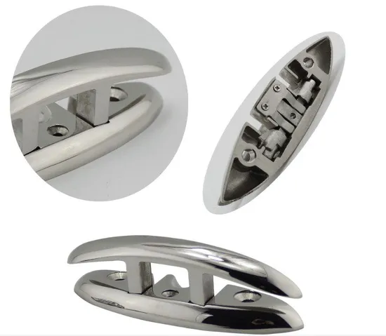 OEM Marine Boat Stainless Flip up Pull up Folding Cleats