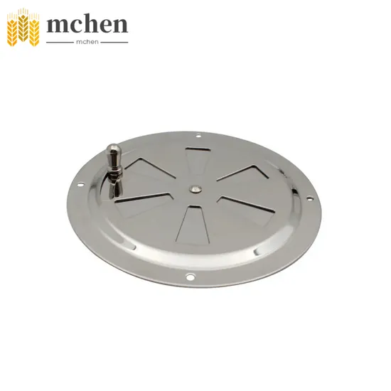 Richwits Marine Stainless Steel Open-Close Round Louvered Style Boat Air Vent Grille Covers