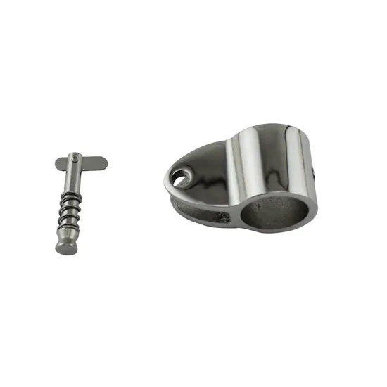 Stainless Steel Boat Bimini Top Slide Fittings with Quick Release Pin Bimini Top Marine Hardware Parts