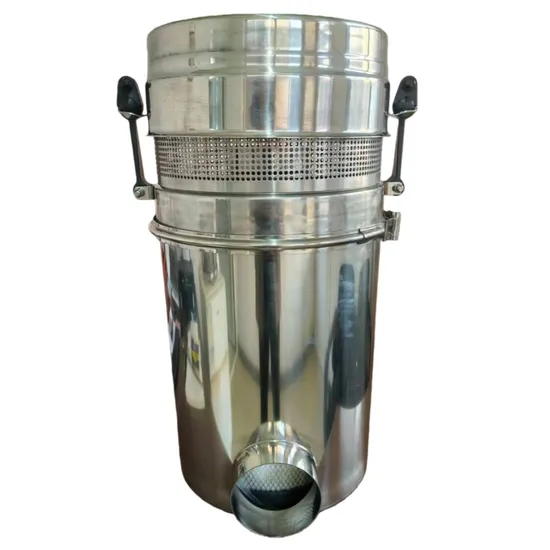 Heavy Duty 304 Stainless Steel Dust Collection Barrel Air Filter with Side Port for Industrial Vacuum Systems