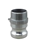 Stainless Steel Camlock Coupling Type F - Male Adapter x Male Thread